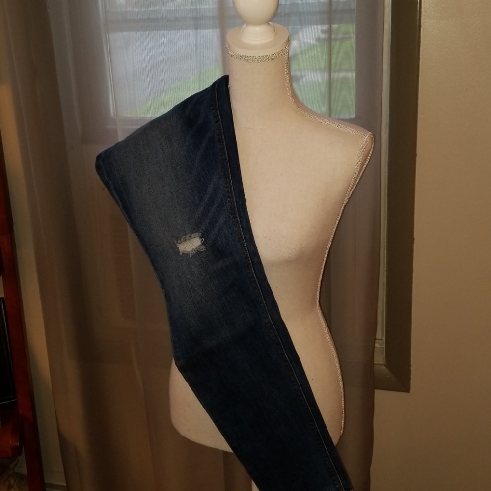 Gently worn distressed jeans!
